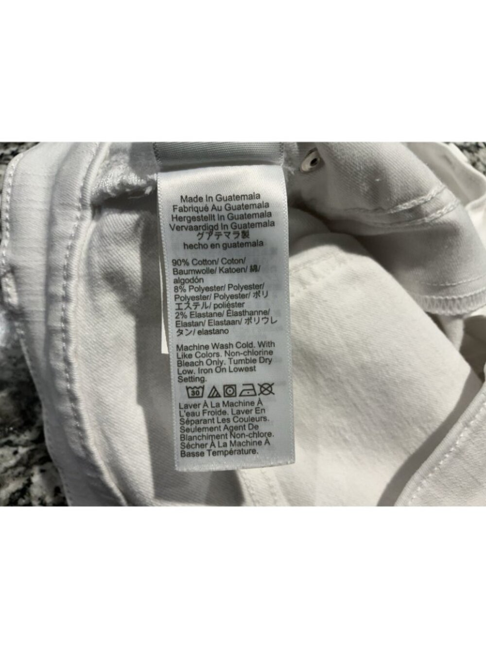 J. Crew White Jean Size 30 Women’s White 9” Mid-Rise Skinny Fit - Picture 10 of 11